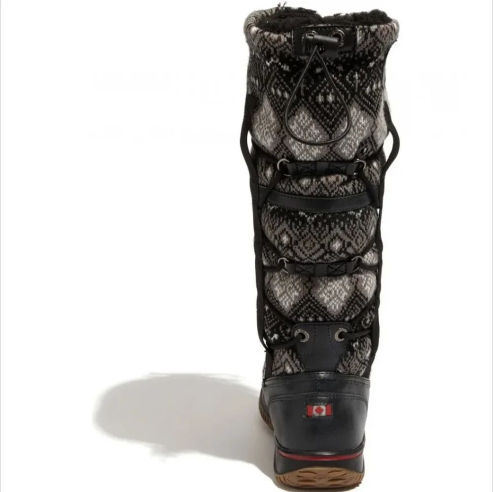 Pajar Crosby Sweater Knit Winter Snow Boots 38